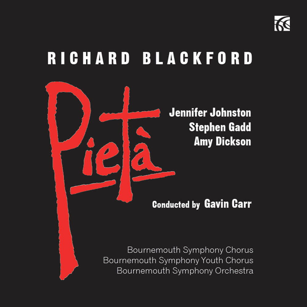 Album cover for Richard Blackford' Pietà.